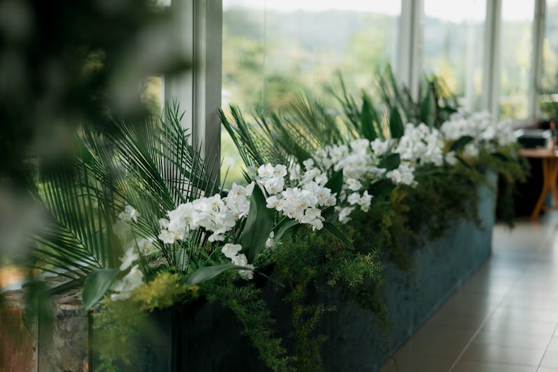 Décoration florale pour anniversaire